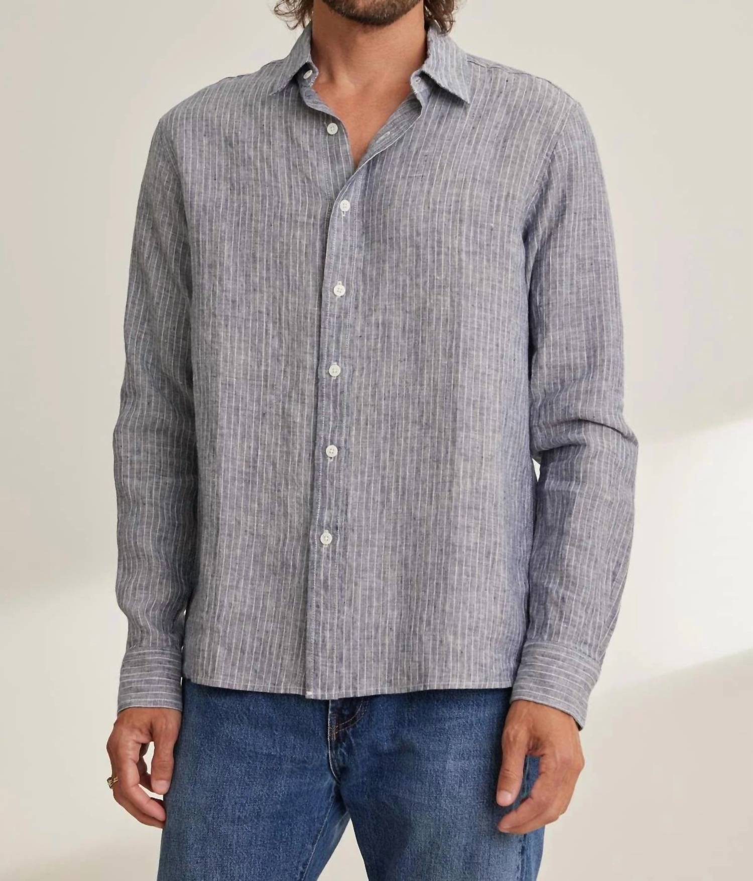 Velvet By Graham & Spencer - Caruso Linen Button-Up Shirt