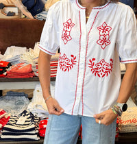 B.Young - Imalli Embroidered Blouse