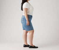 LEVI'S Mid Length Distressed Short - Plus Size in what are we - women's shorts - detail view