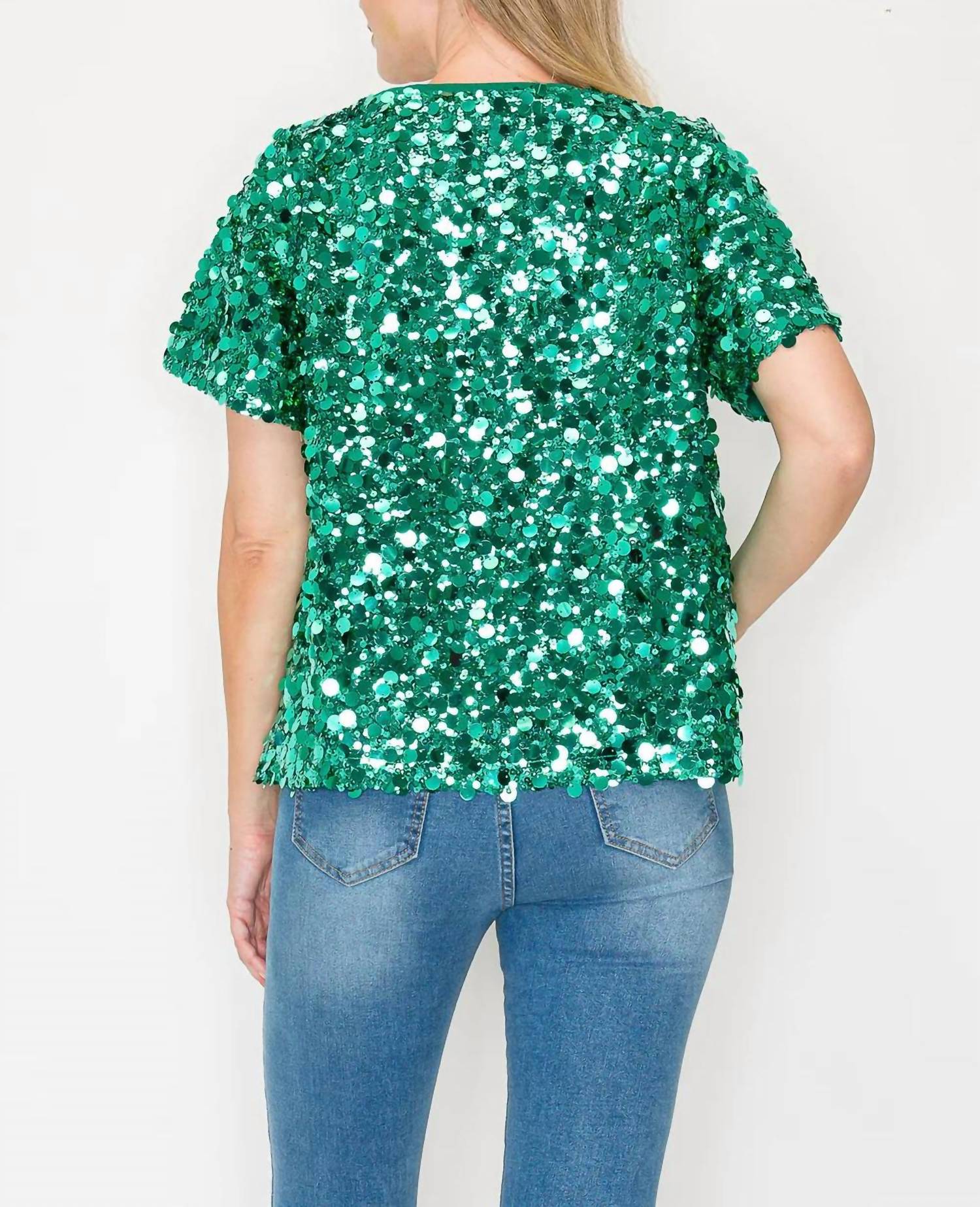 Joh - Jeovanny Sequin Top