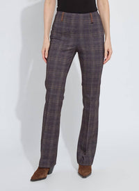 Lysse - Patterned Pintuck Ponte Baby Boot Pant