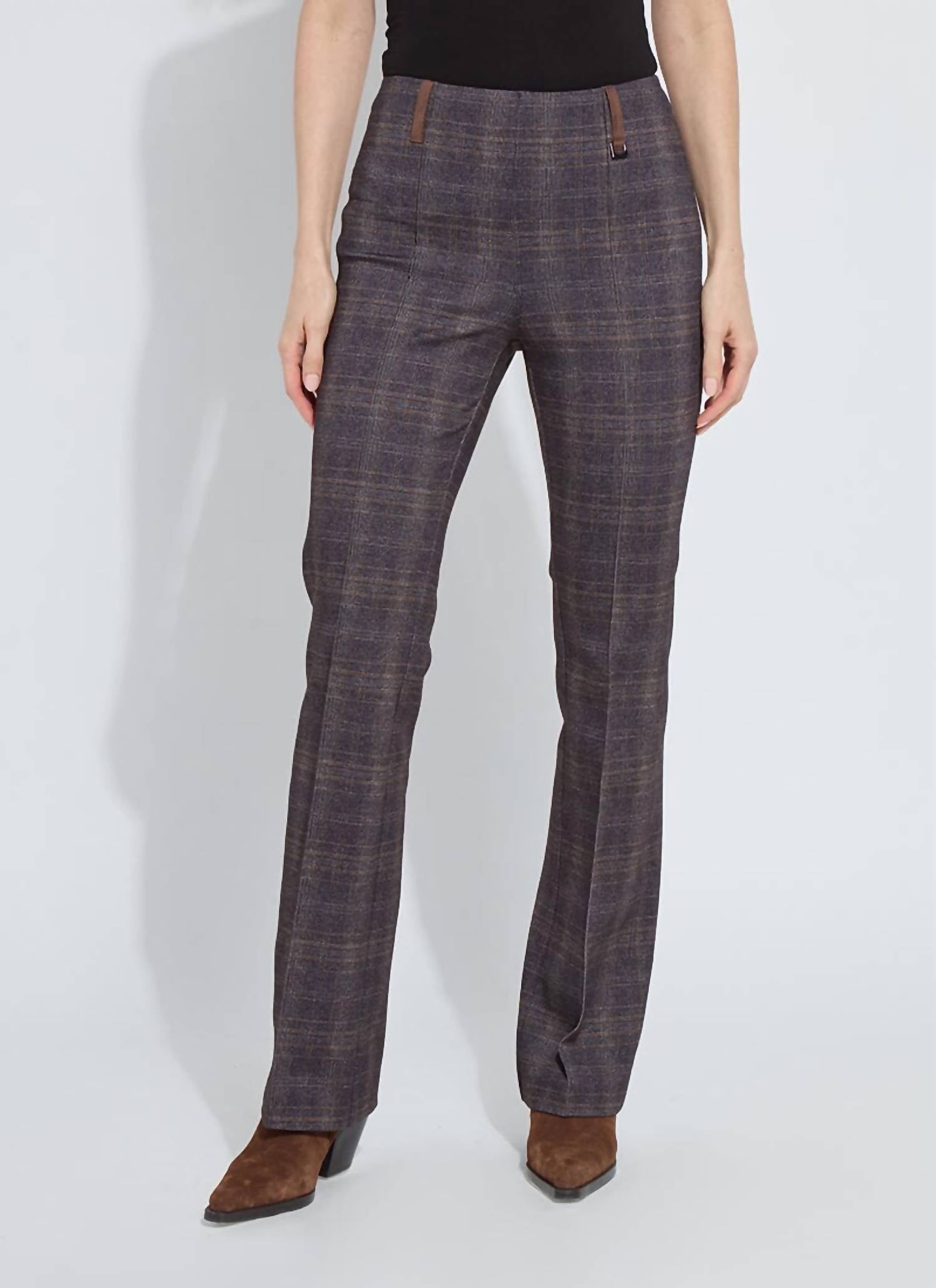 Lysse - Patterned Pintuck Ponte Baby Boot Pant