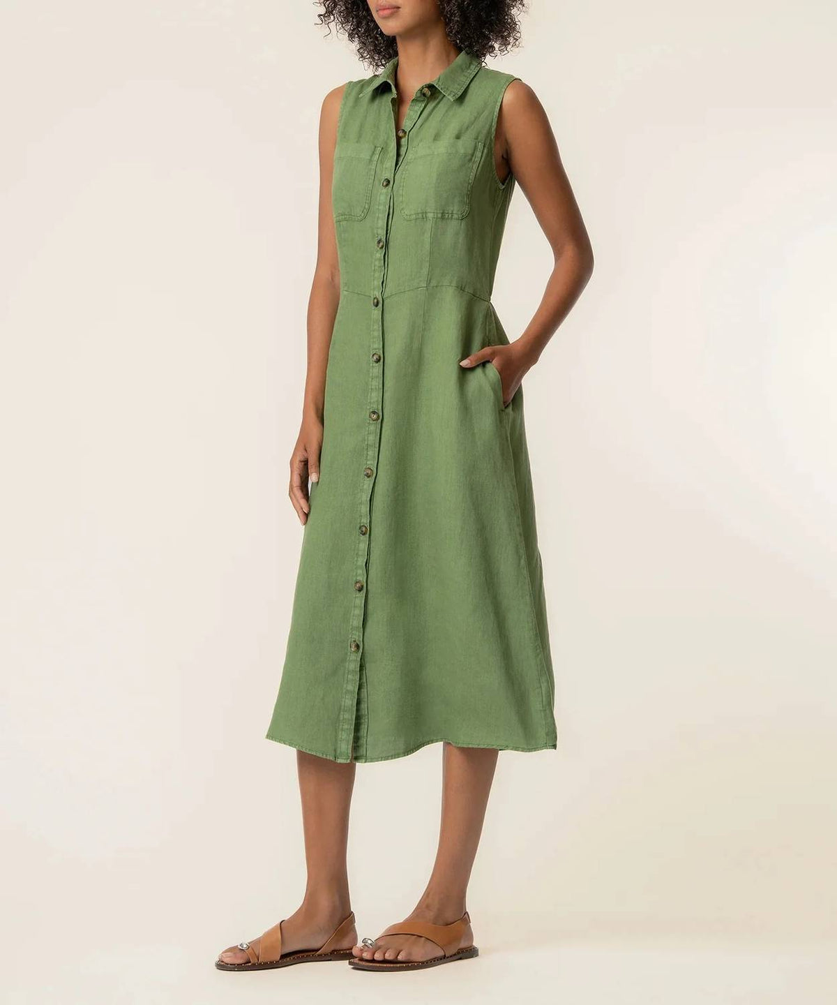 Kut From The Kloth - Bowie Button Down Midi Dress