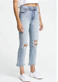 Daze - Shy Girl Crop Flare Jeans