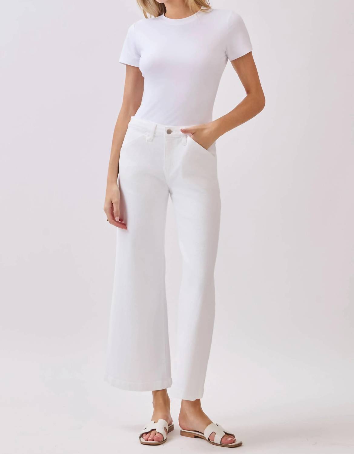 Letter To Juliet - Genoa Slant Pocket Crop Jean