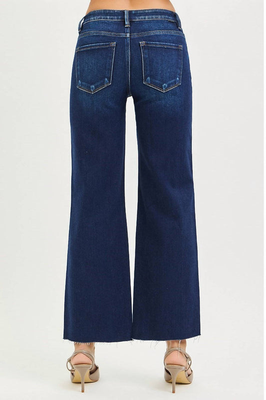 Risen - Mid Rise Crop Jeans