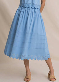 Southern Tide - Gigi Eyelet Midi Skirt