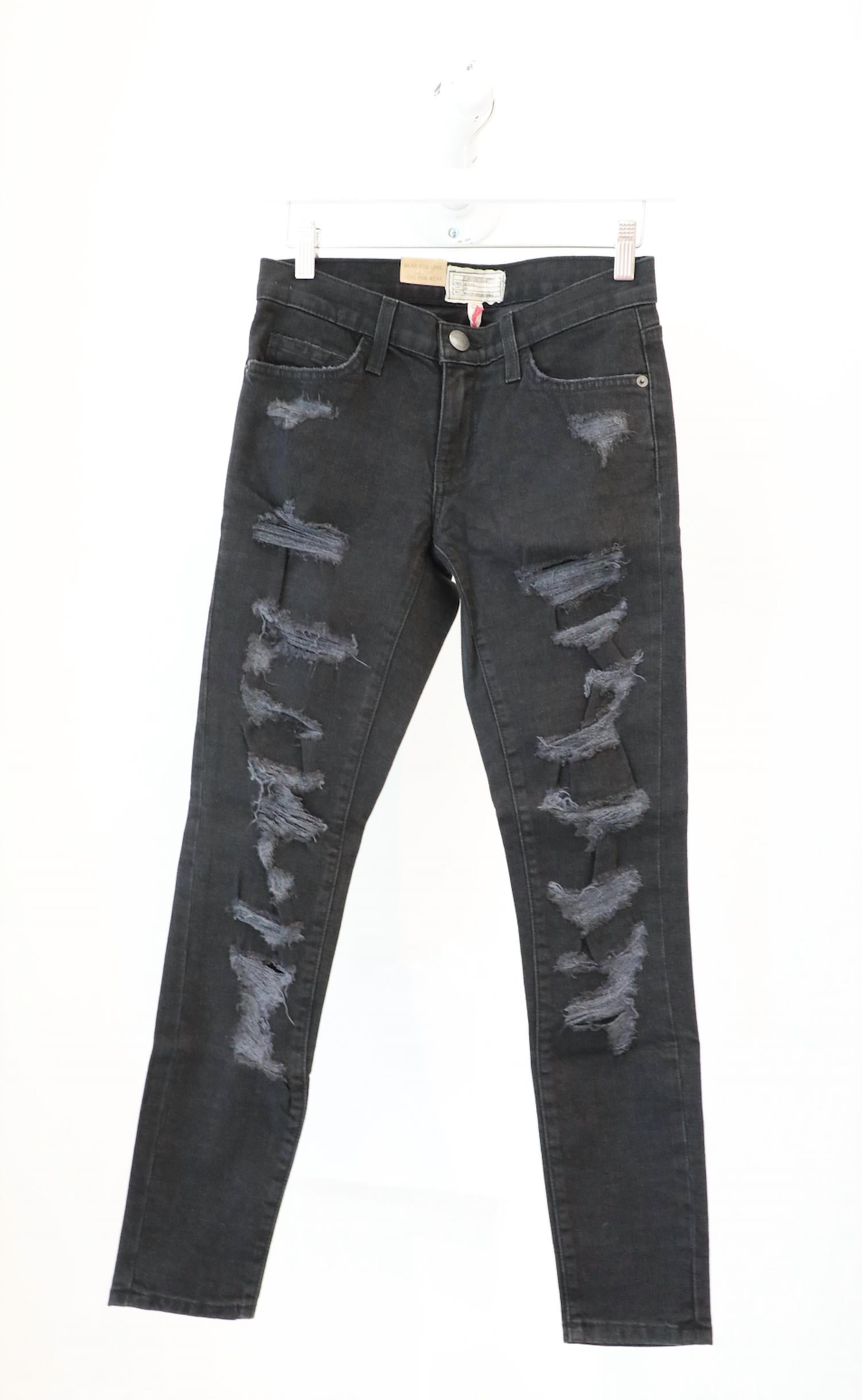 Current/Elliott - Stiletto Tattered Jeans