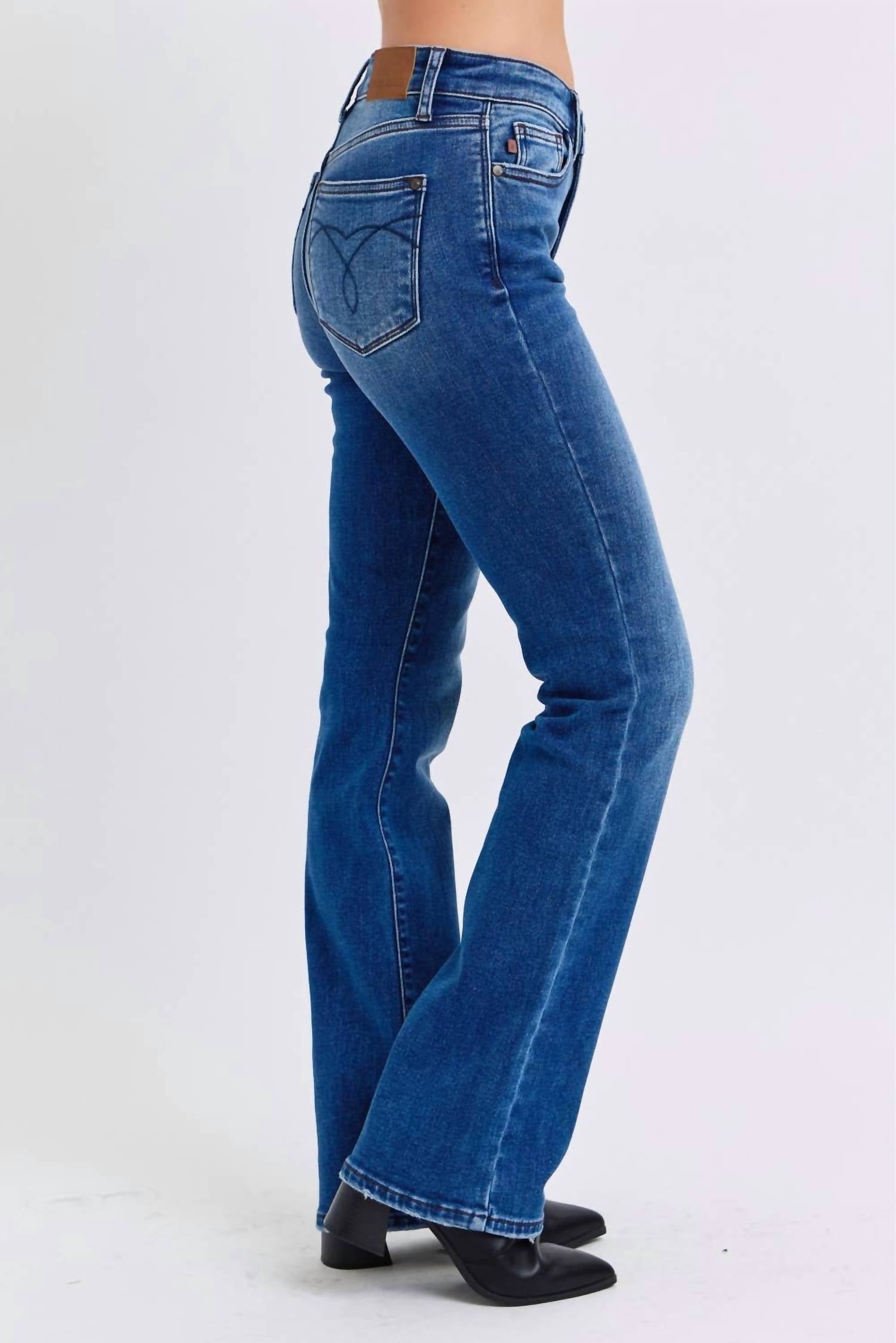 Judy Blue - Thermal Bootcut Jeans