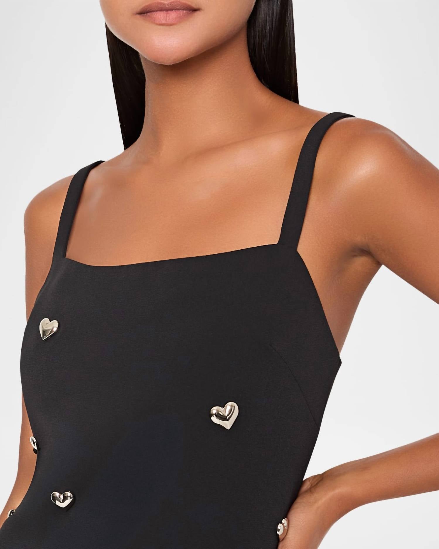 Milly - Colette Heart Applique Mini Dress
