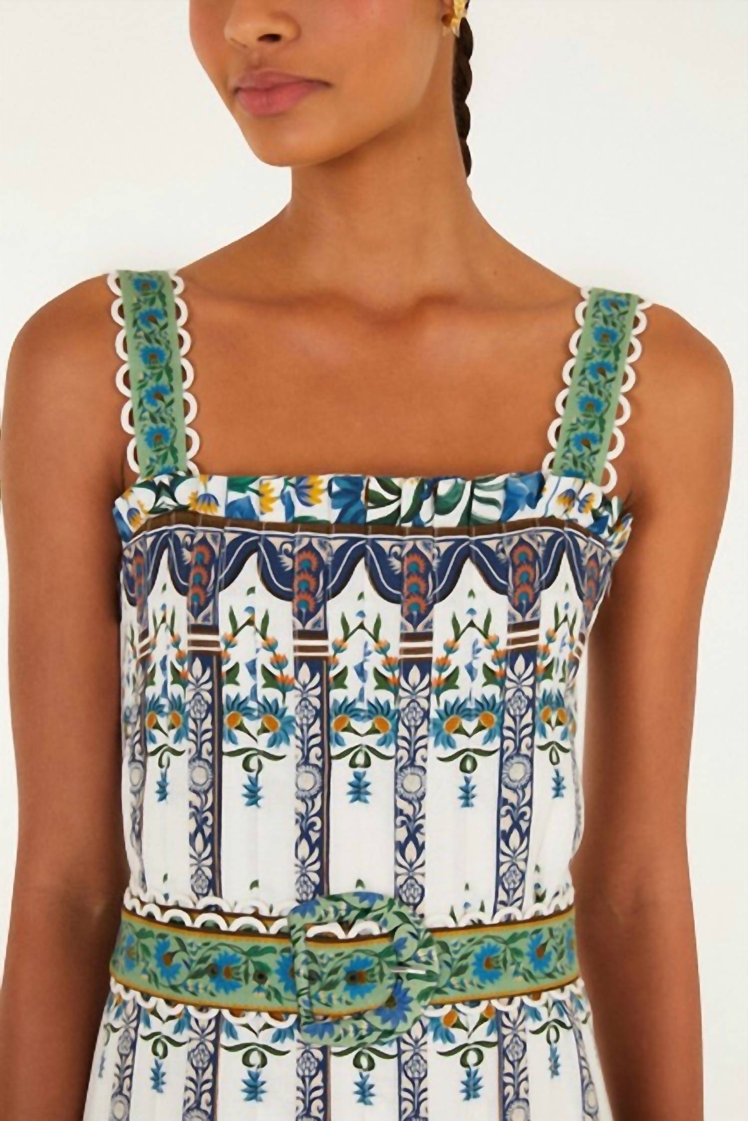 Farm Rio - Belted Midi Dress