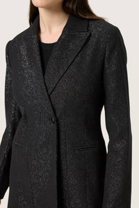 Soaked In Luxury - Slcahlina Single-breasted Glitter Blazer