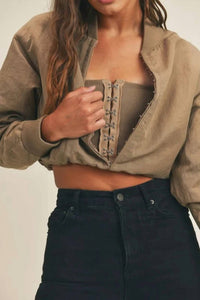 Mable - Long Sleeve Two Way Jacket