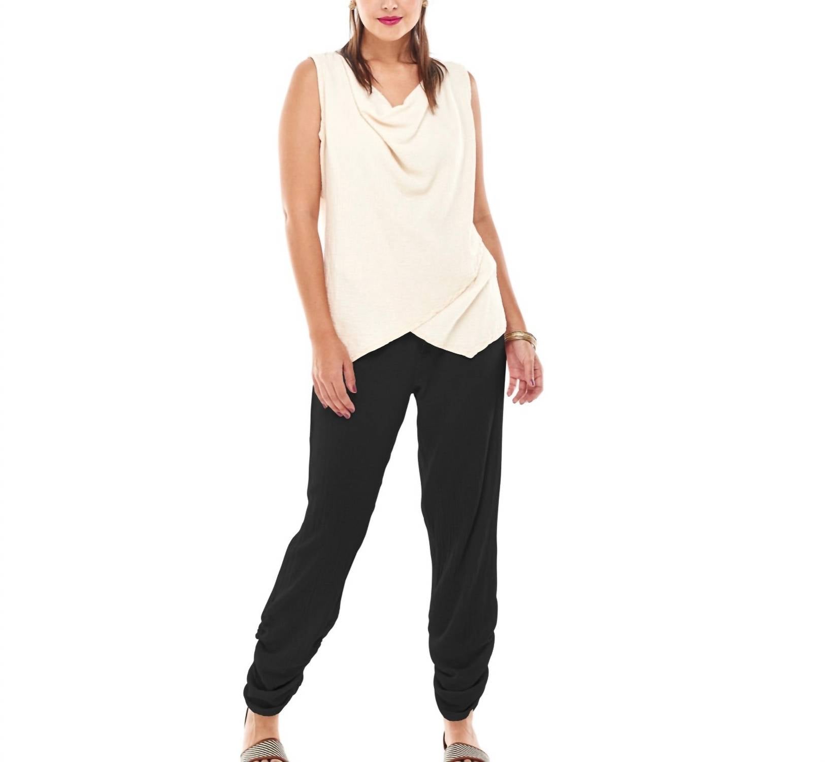 Oh My Gauze! Essie Pant in black - women's pants