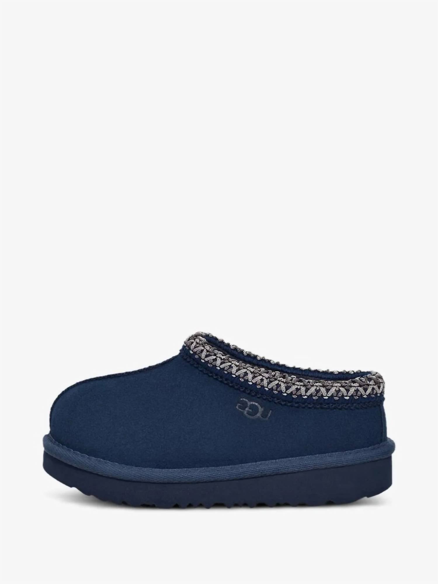 Ugg - Kid's Suede Stitched Slippers