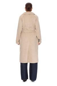 LUCY PARIS Klaus Trench Coat in beige - women's jacket - view 4