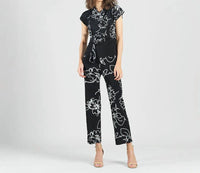 Clara Sunwoo - Drape Neck Floral Top