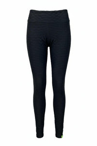 BBrazil Clothing Basket Weave Jacquard Long Leggings in black - women's pants - detail view