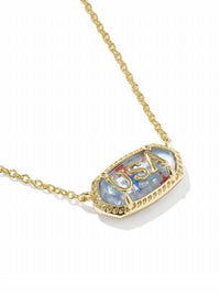 Kendra Scott - Women's Elisa Usa Short Pendant Necklace