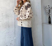 Miglo - Embroidered Puff Sleeve Blouse