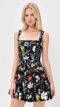 Alice + Olivia - Veda Pleated Mini Dress
