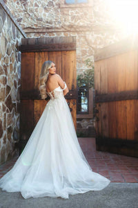 Stella York - Off-the-shoulder A-line Wedding Dress