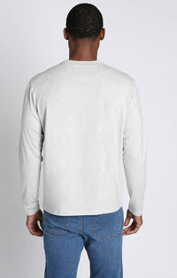 Jachs New York - Long Sleeve Cotton Modal Crewneck Tee