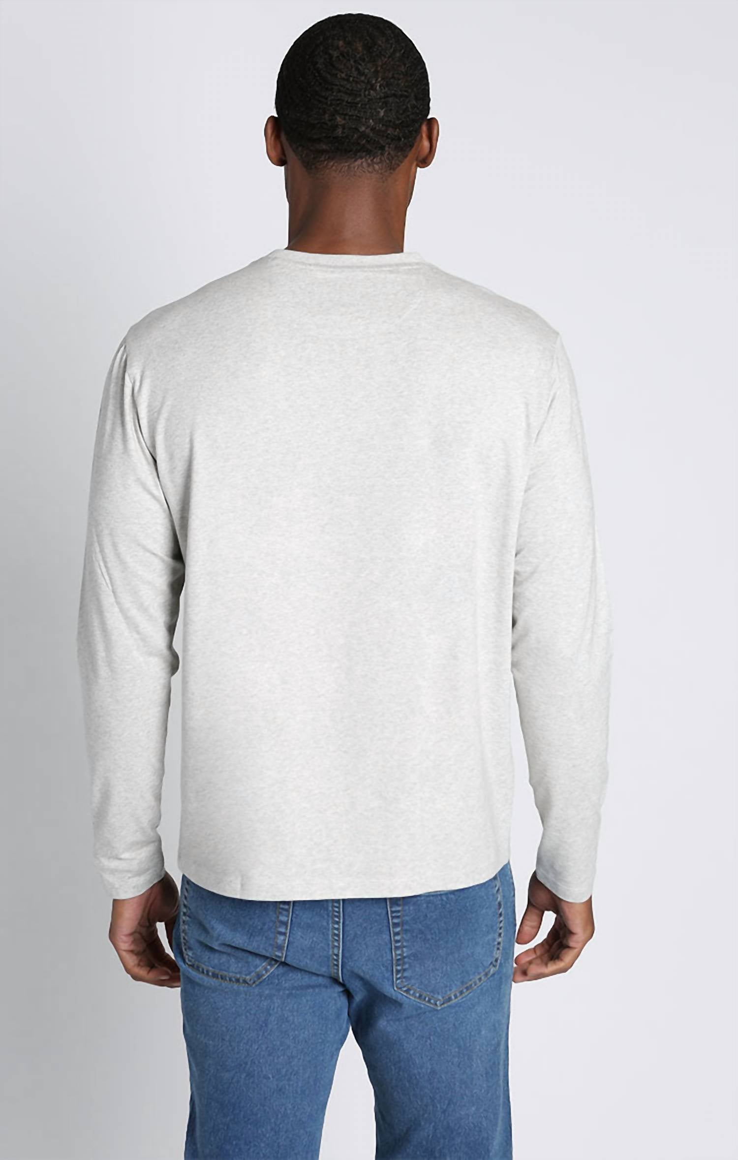 Jachs New York - Long Sleeve Cotton Modal Crewneck Tee