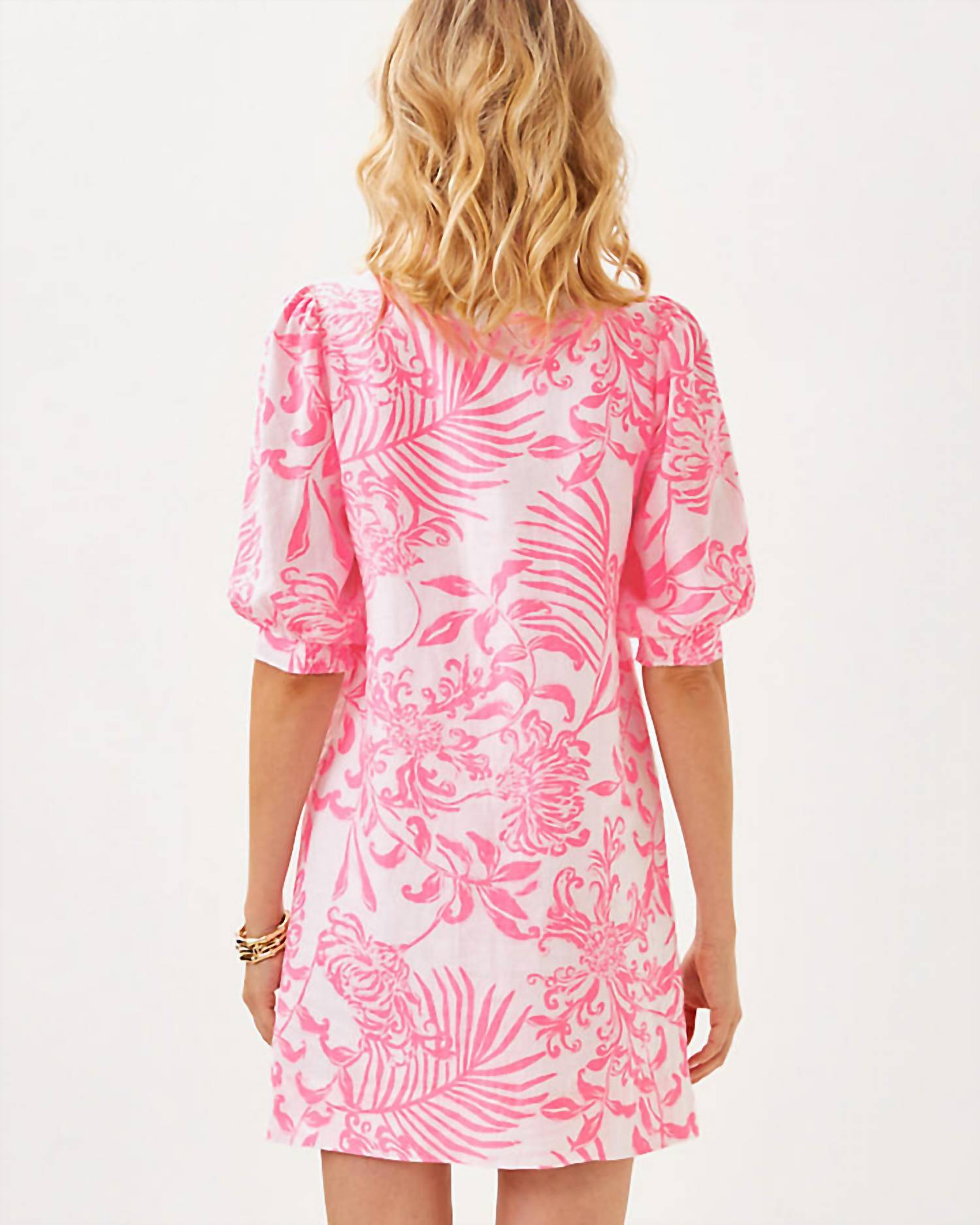 Lilly Pulitzer - Mialeigh Elbow Sleeve Linen Dress