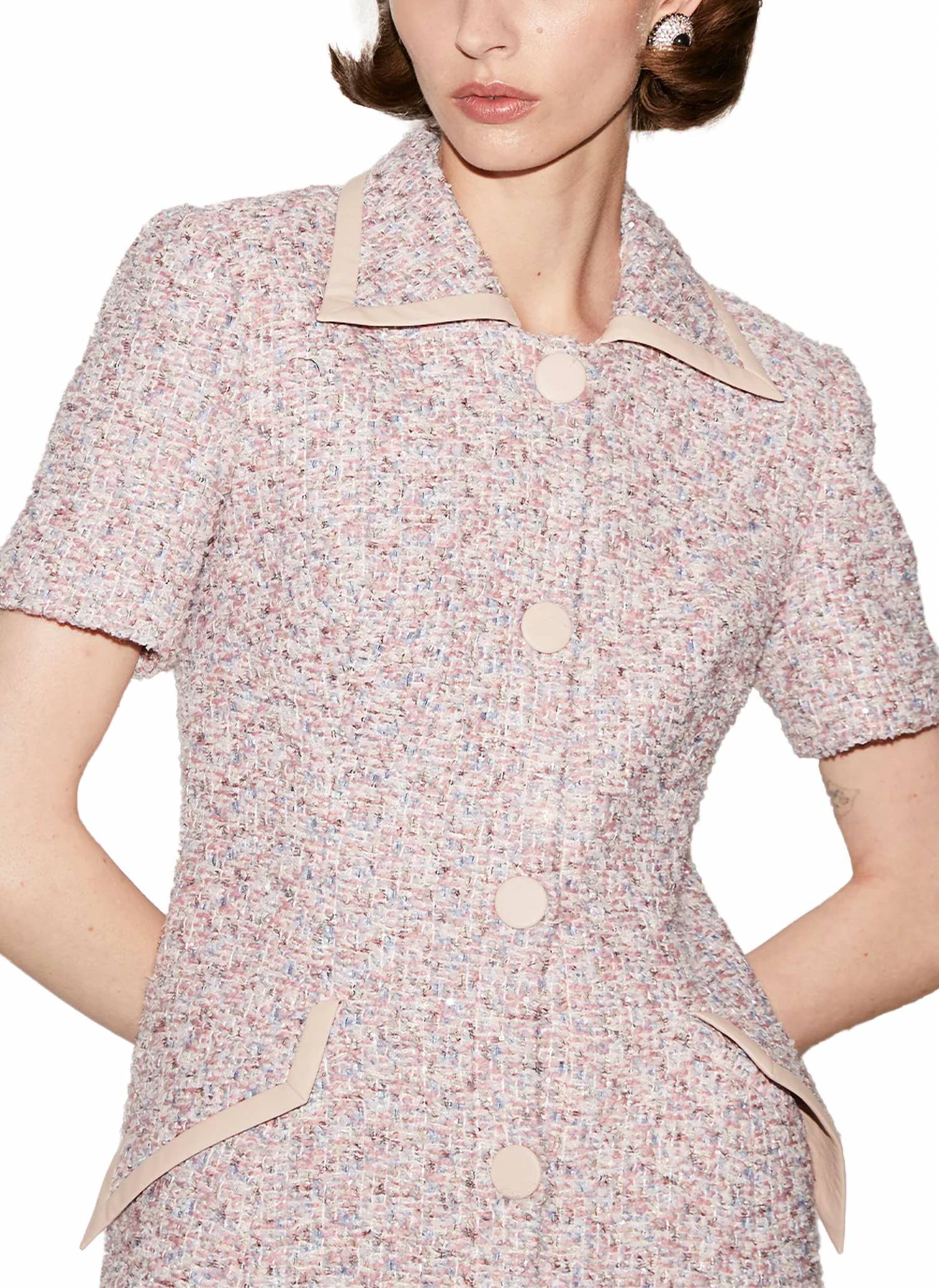 Huishan Zhang - Riley Tweed Dress
