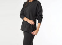 Coco + Carmen - Weekend Brushed Side Zip Raglan Sleeve
