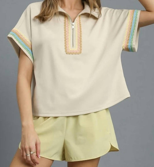 Umgee - Luxe Knit Collared Top