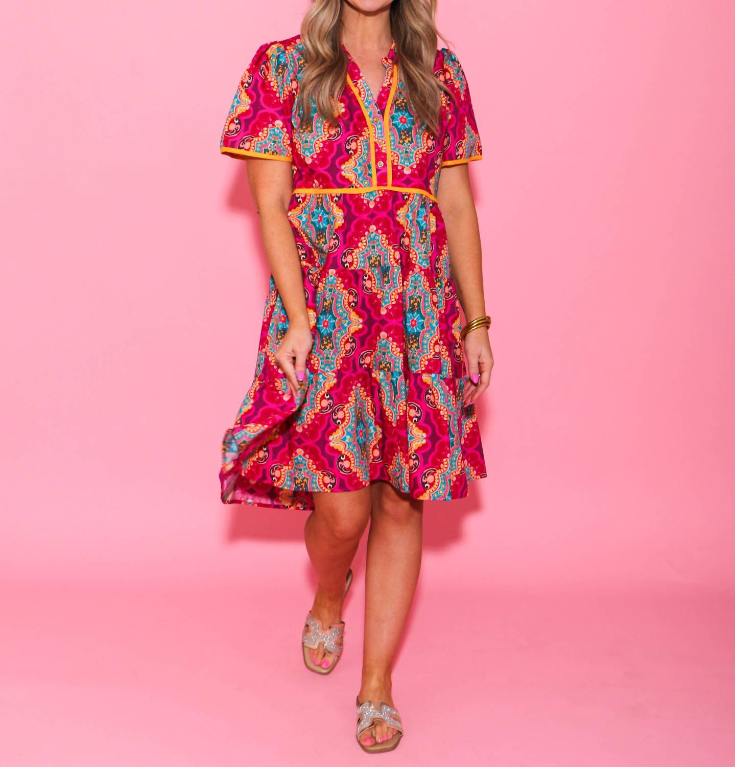 Ivy Jane - Medallion Tiered Dress