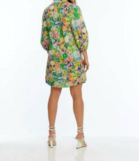 Lior - Balloon Sleeve Short Dress