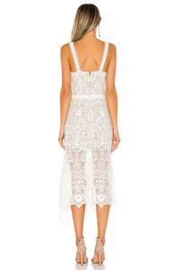 Bronx And Banco - Tiffany Blanc Midi Dress