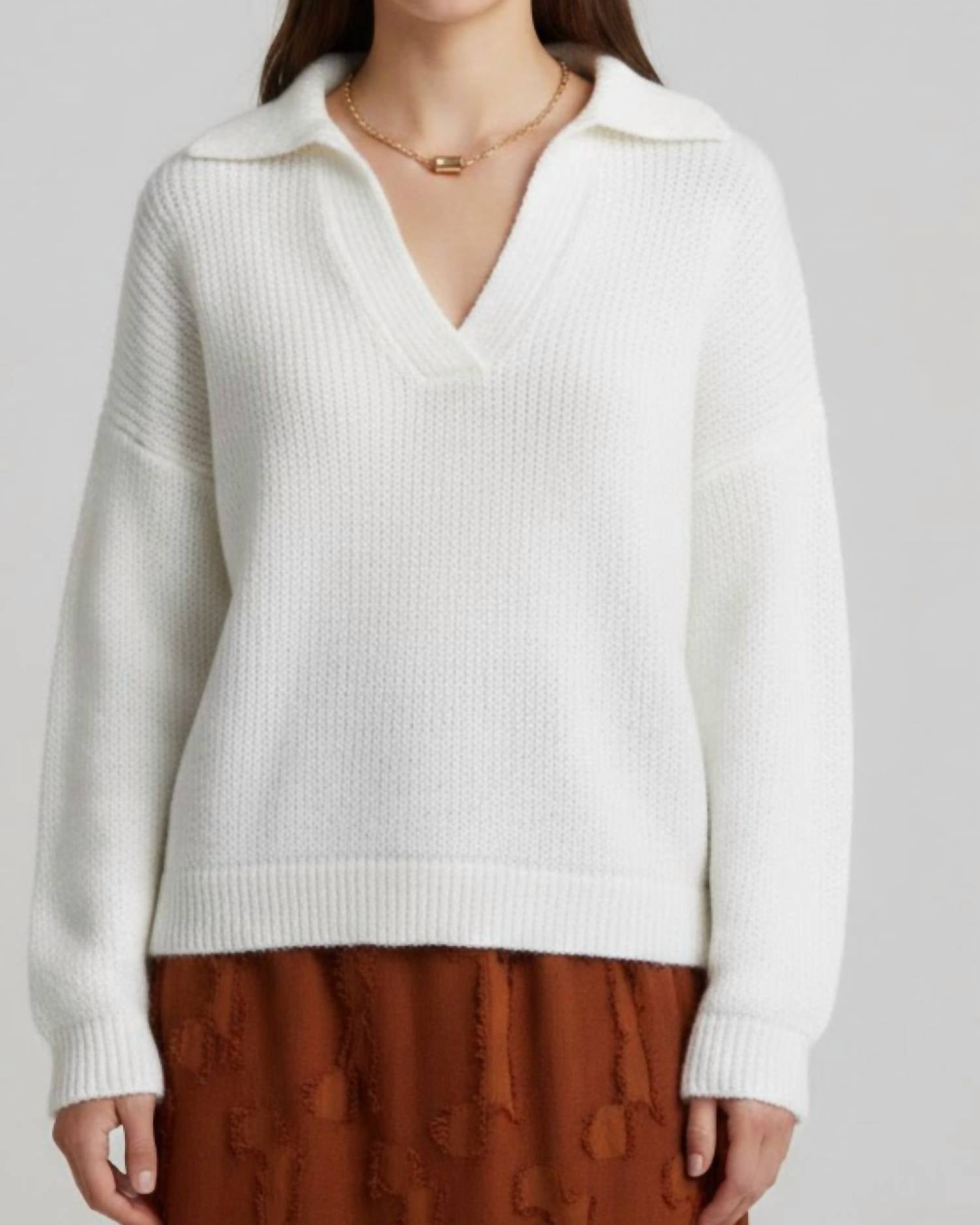 Wooden Ships - Emory Collared Sweater