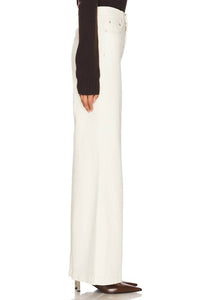 PISTOLA Lana High Rise Wide Leg Jeans in ecru - women's pants - alternate view