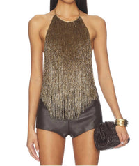 Retrofete - Sable Fringe Top