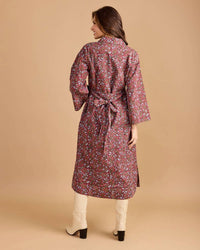 Double A Lee Midi Dress in climbing floral - women's dress - alternate view