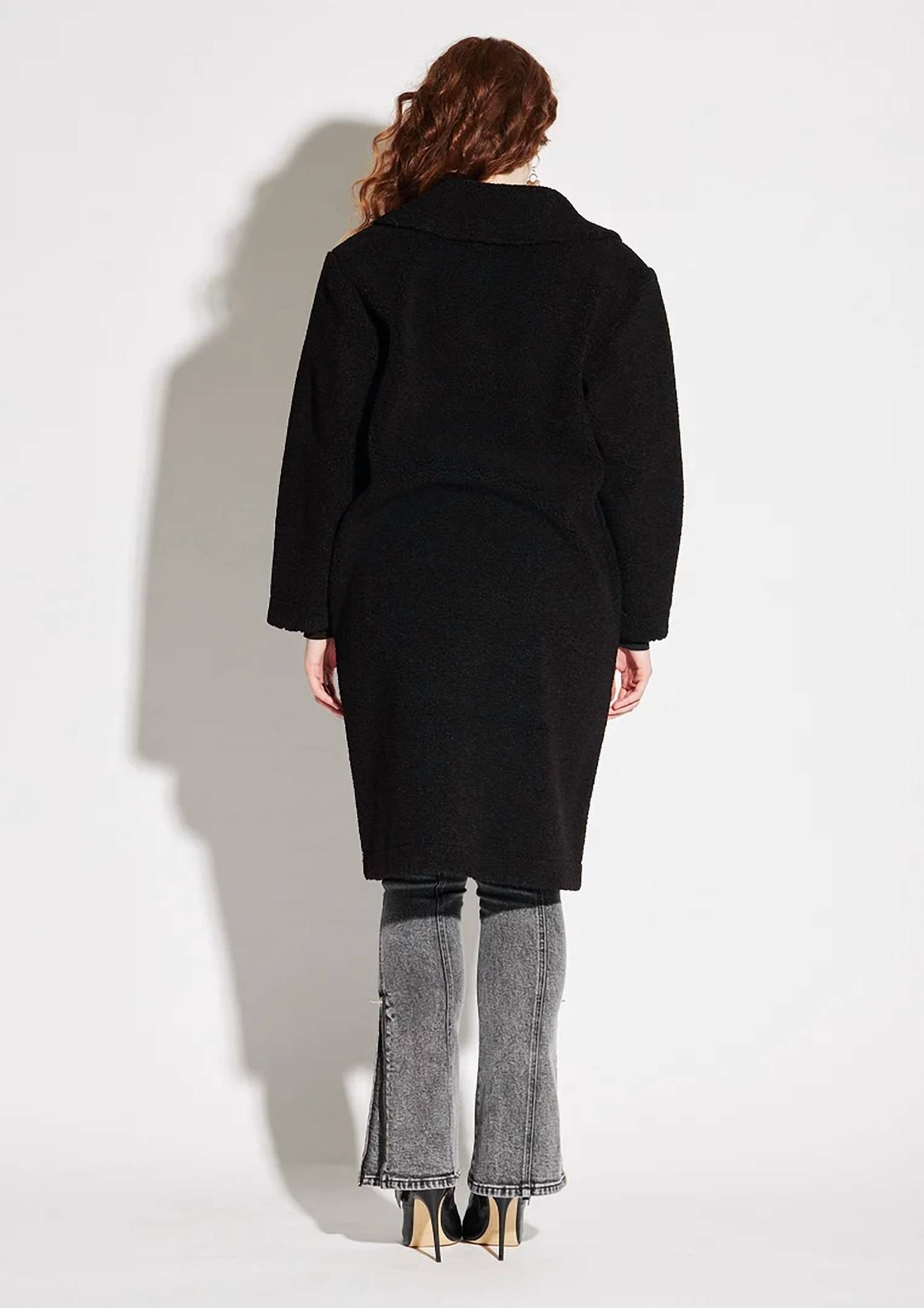 Circular Path - Fuzzy Long Coat