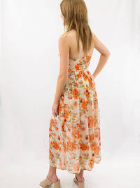 One And Only Collective - Floral Cutout Midi Dress