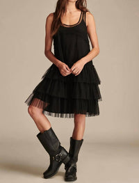 Lucky Brand - Tiered Tulle Cocktail Dress