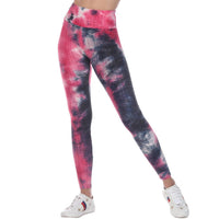 GOLDHAUS Tiktok Tiedye Legging in midnight - women's pants