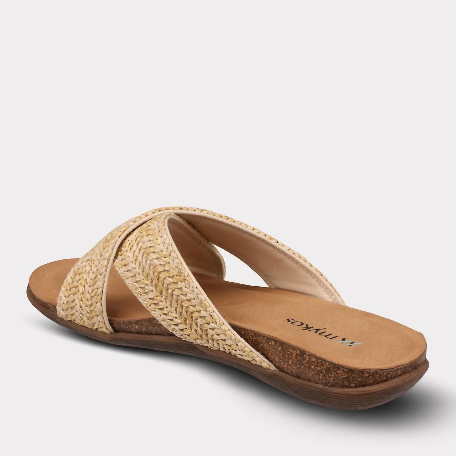 Mykos Women's Leyla Crossband Sandal in brown - women's sandal - view 5