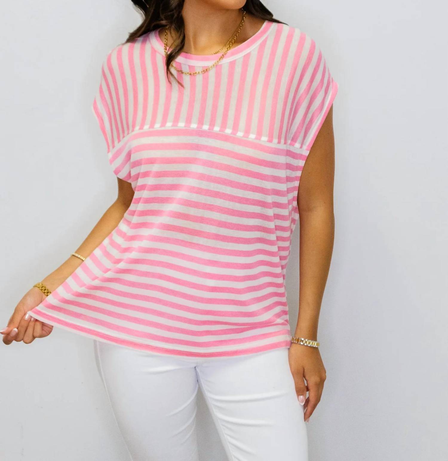 Wishlist - Striped Muscle Tank Top