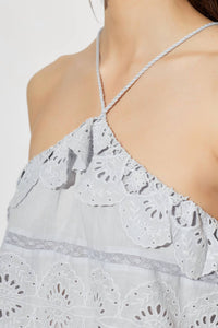 ISABEL MARANT Prisha Top in light blue - women's blouse - view 4