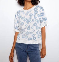 Charlie B - Reversible Short Sleeve Printed Sweater
