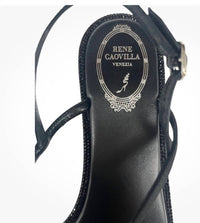 Rene Caovilla - Jeweled Floral Crystal Flowers T Strap Sandal