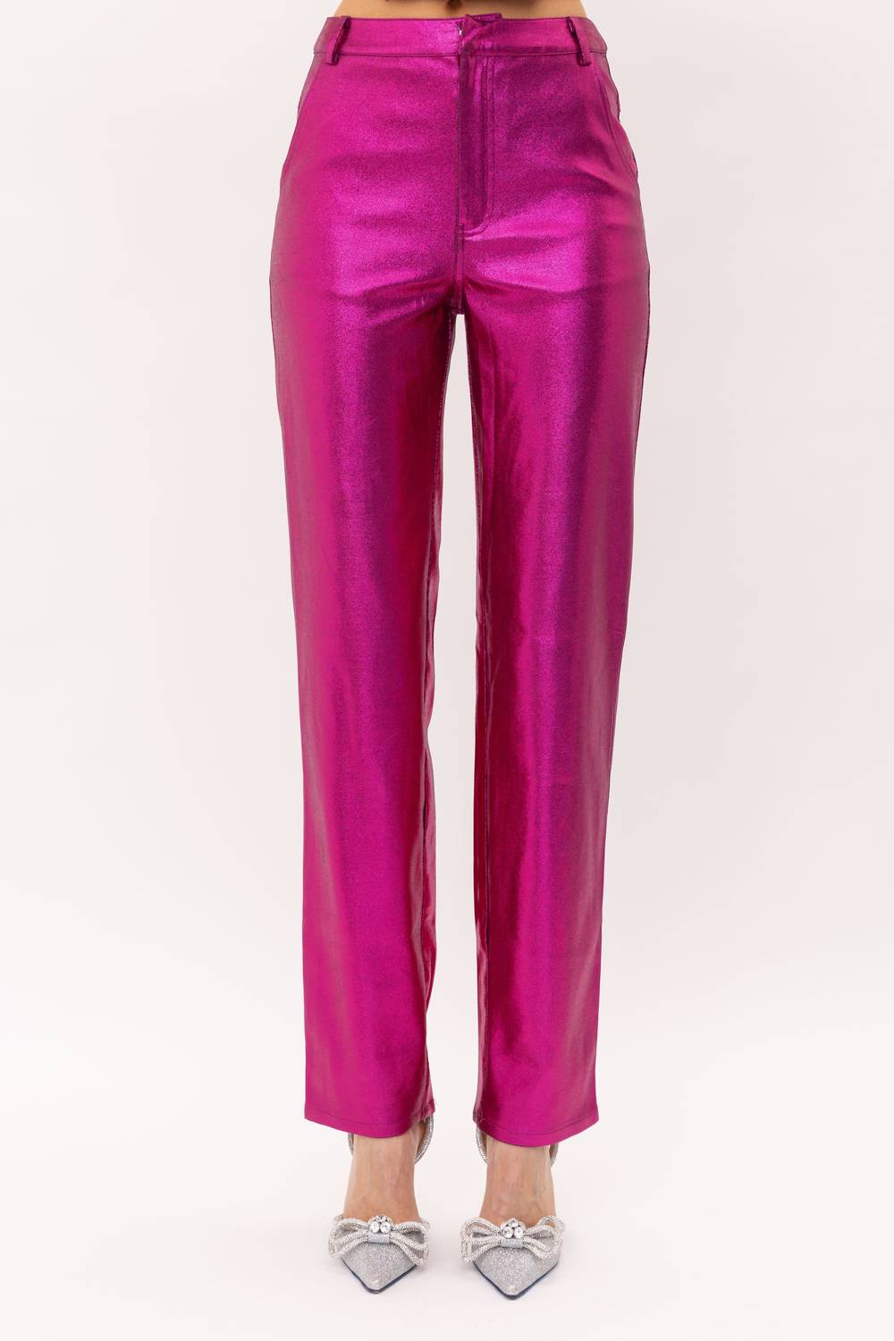 Sofie the Label Kiki Straight Leg Pant in fuchsia - women's pants