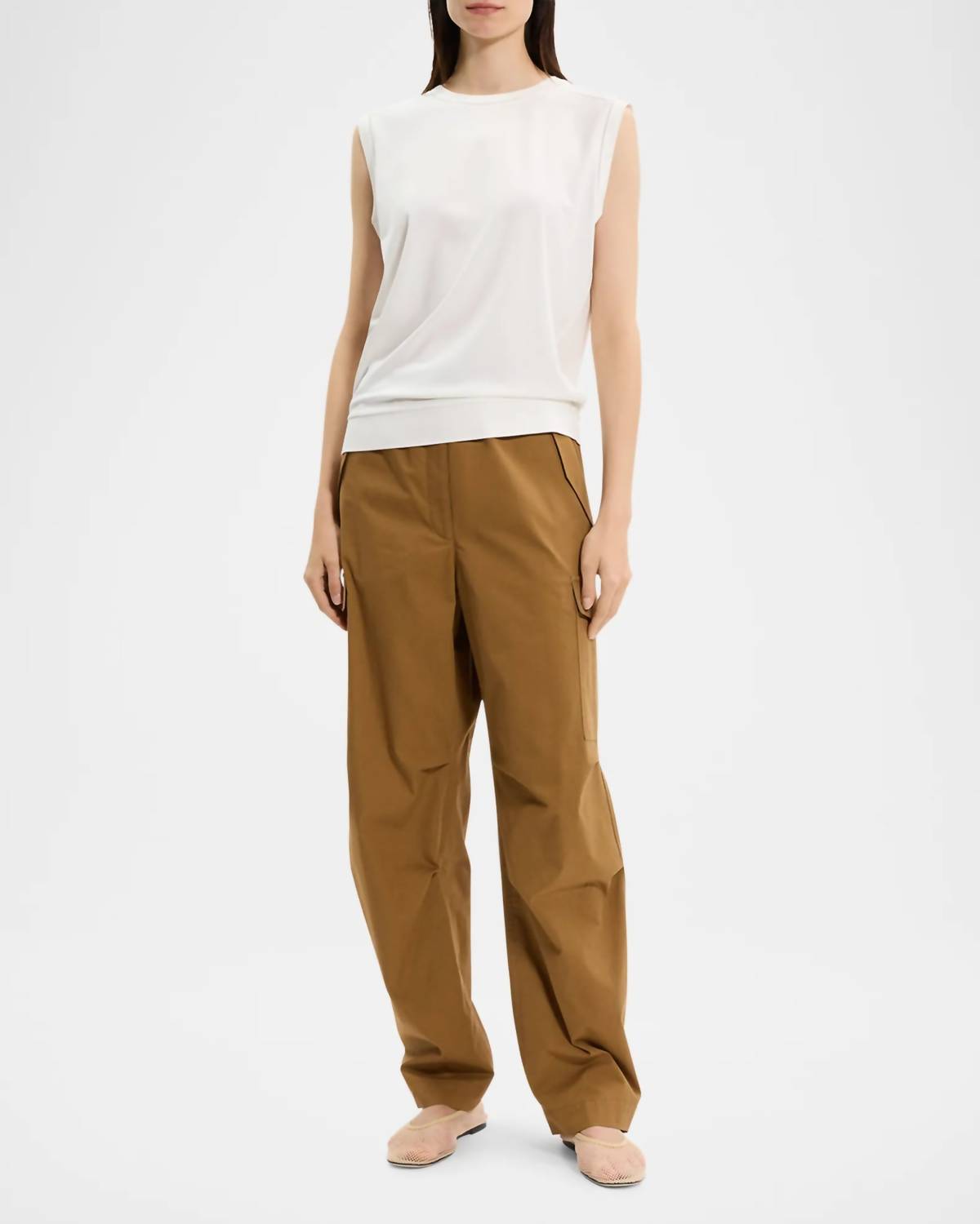 Theory - Open Trim Muscle Tee